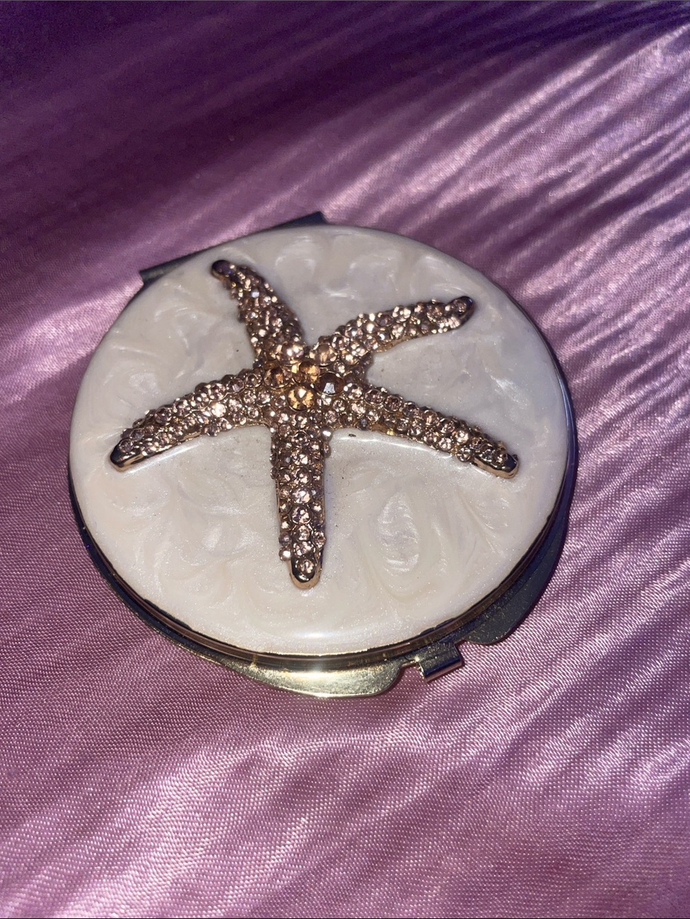 New Swarovski Starfish Gold Compact Mirror ✨